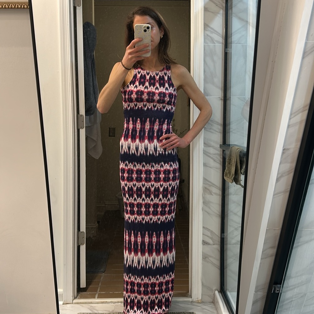 Stylish Tie-Dye Maxi Dress